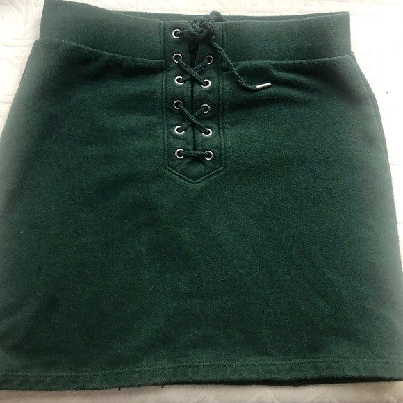 and Pia Wallén Wool Skirt - Green - Skirts